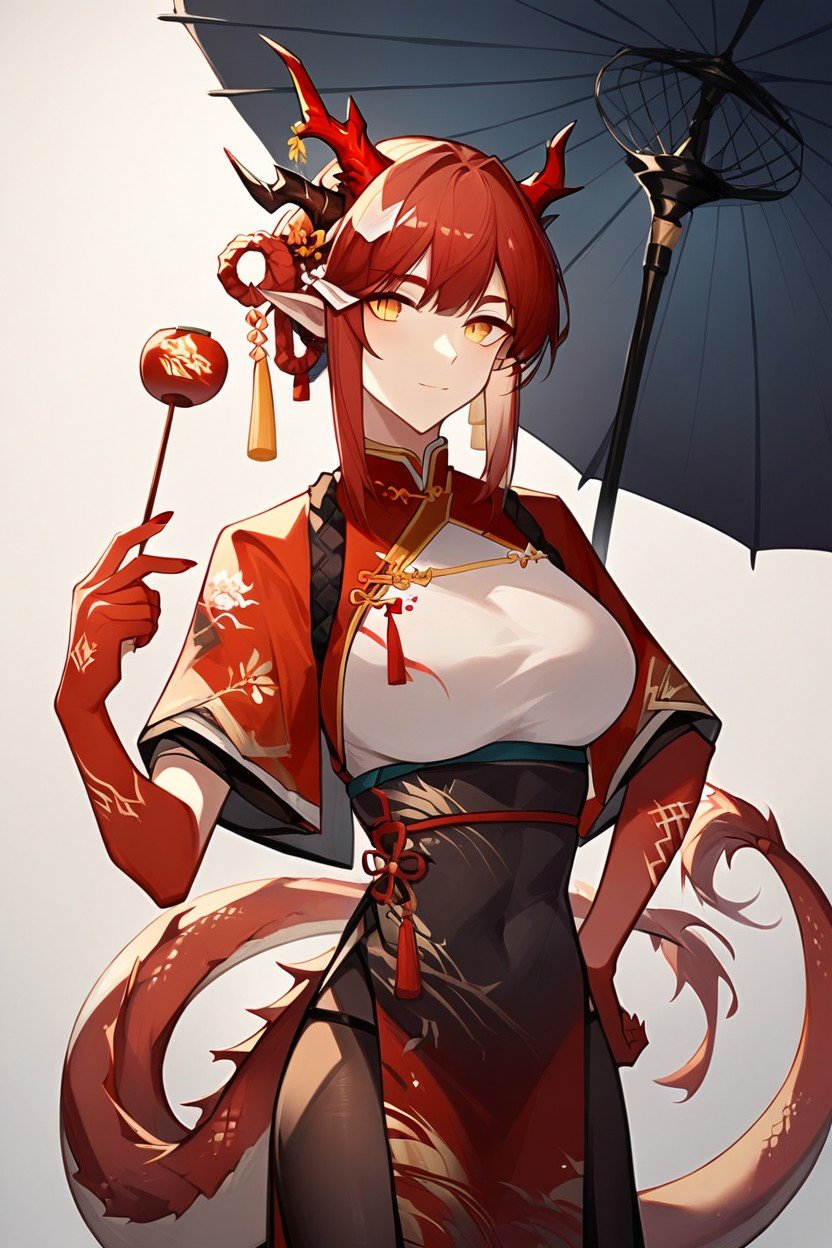 18+, Dragon Horn, Nian From Arknights 게이 AI 포르노