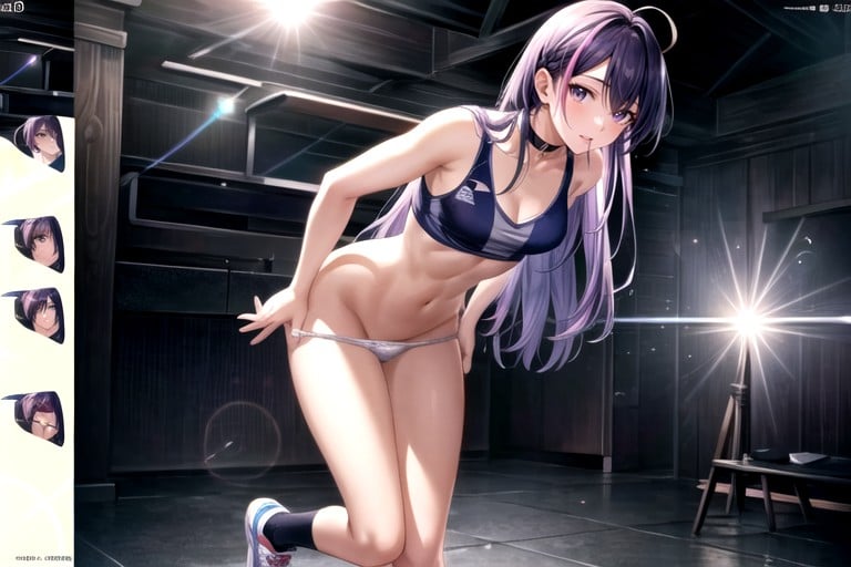 Body, Dynamic Athletic Pose, Mischievous Hentai IA pornografia