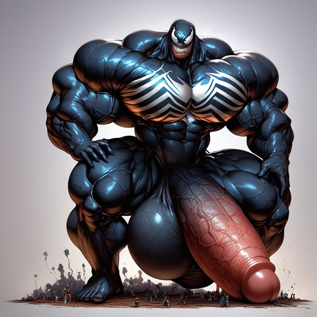 Simple Background, Hyper Penis, Bragging Face AI Gay Porn