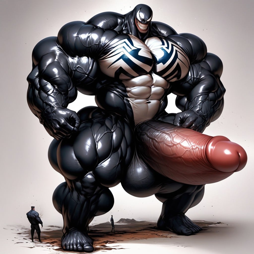 Hyper Penis, Venom, Bragging Face AI Gay Porn