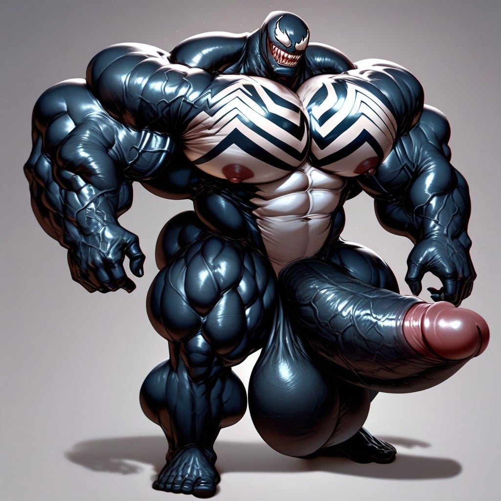 Tall Man, Massive Cock, Venom AI Gay Porn