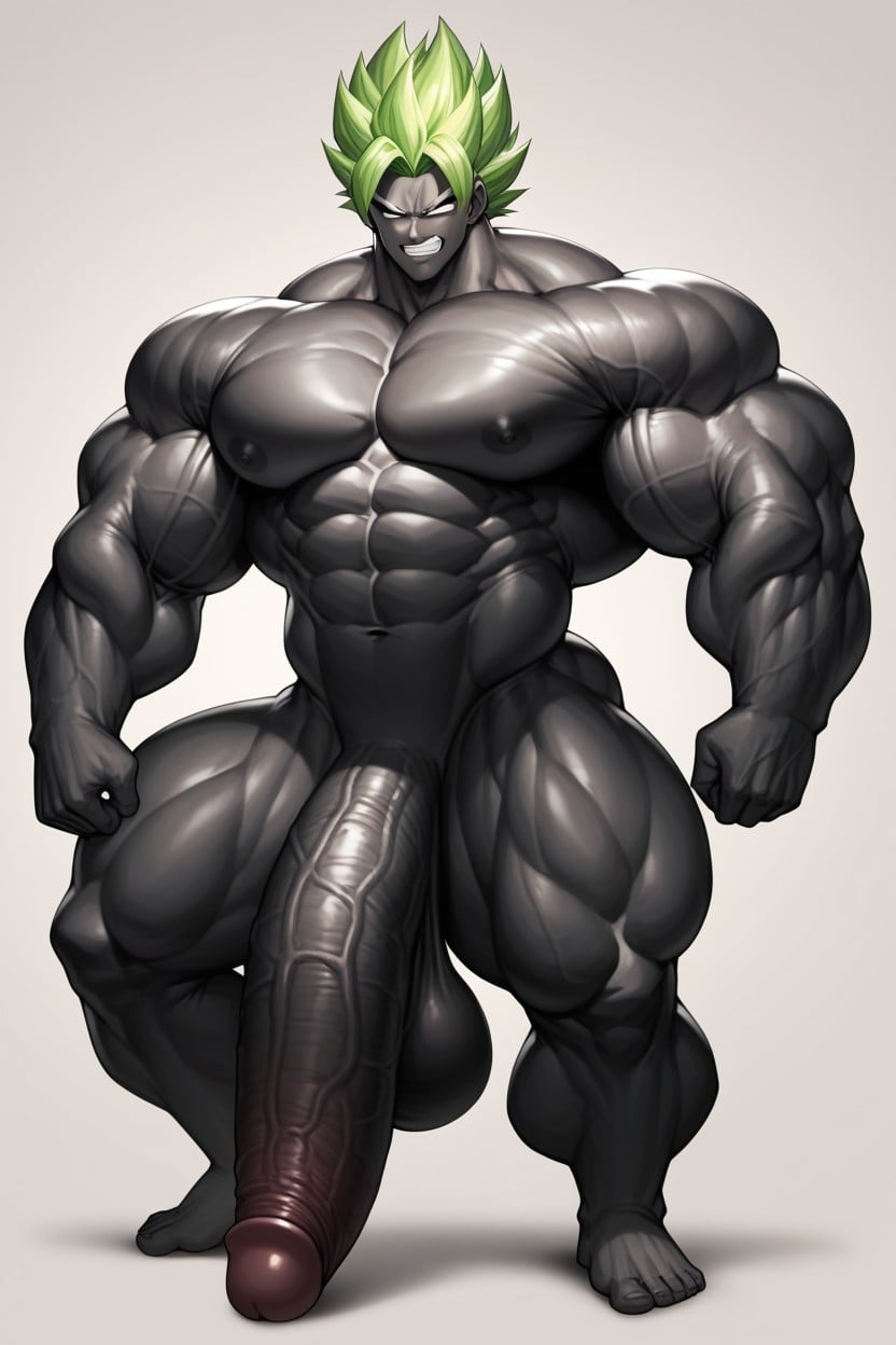 Hyper Penis, Tall Man, Super Saiyan AI Gay Porn