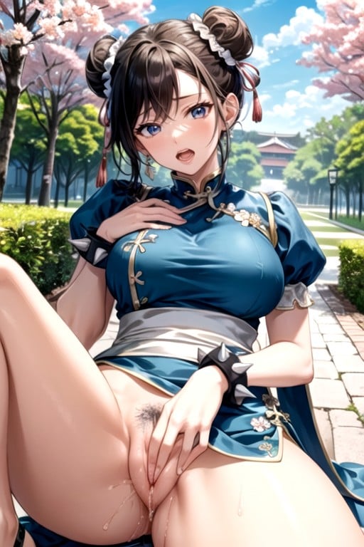 Chun Li (street Fighter), Masturbation, Orgasm Asian AI Porn