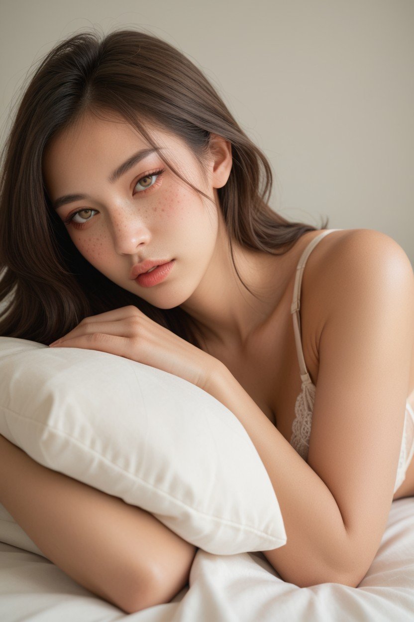 Simple Cotton Panties, Freckles, Full Lips AI國產黃片