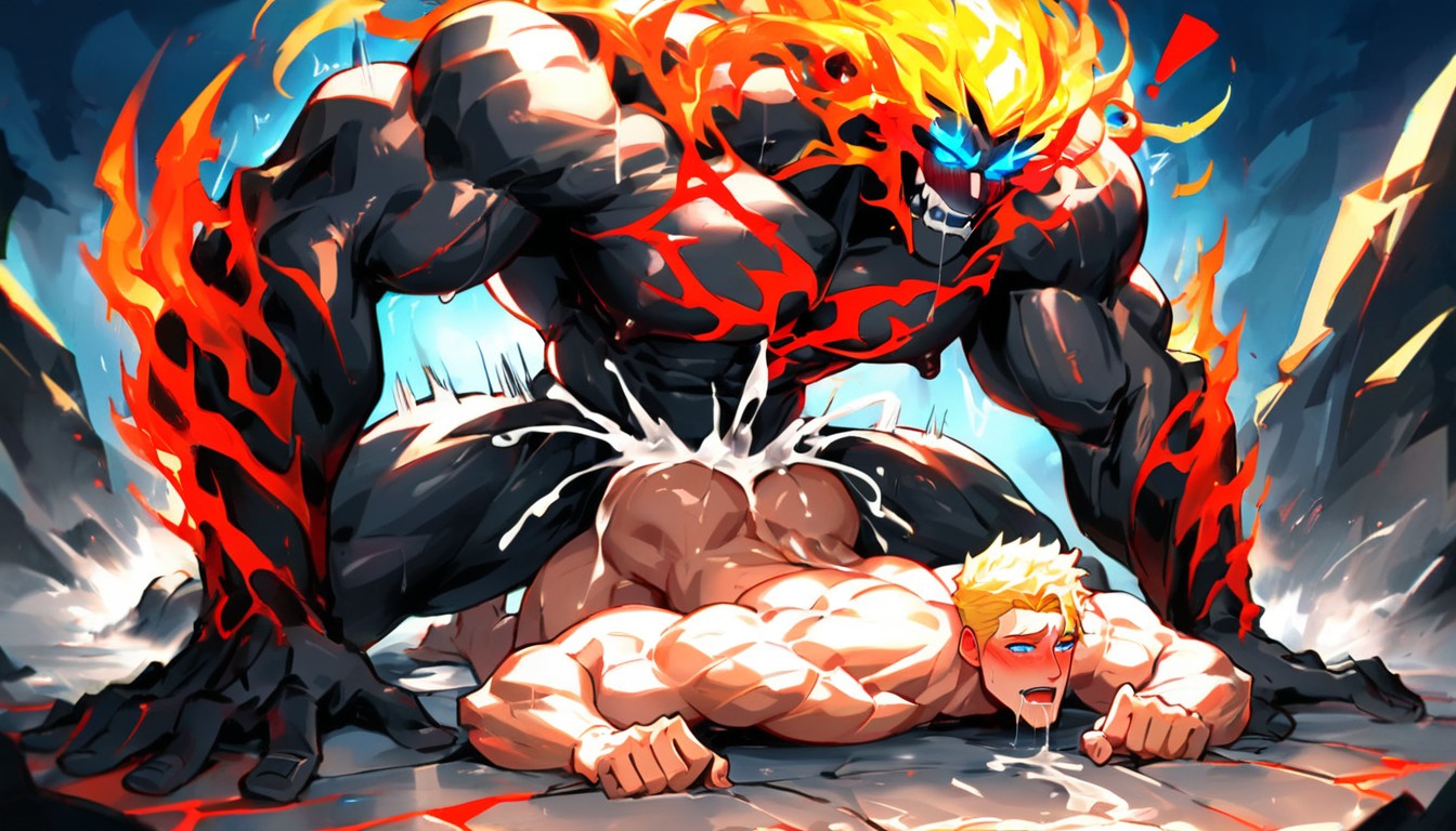 Ahegao, Blue Eyes, Extreme Rough Sex AI Porn