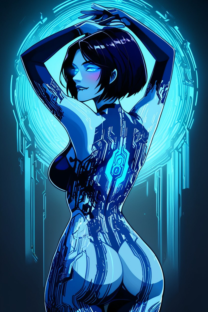 Looking Back At Viewer, Transparent Ghost, 18+ AI Porn