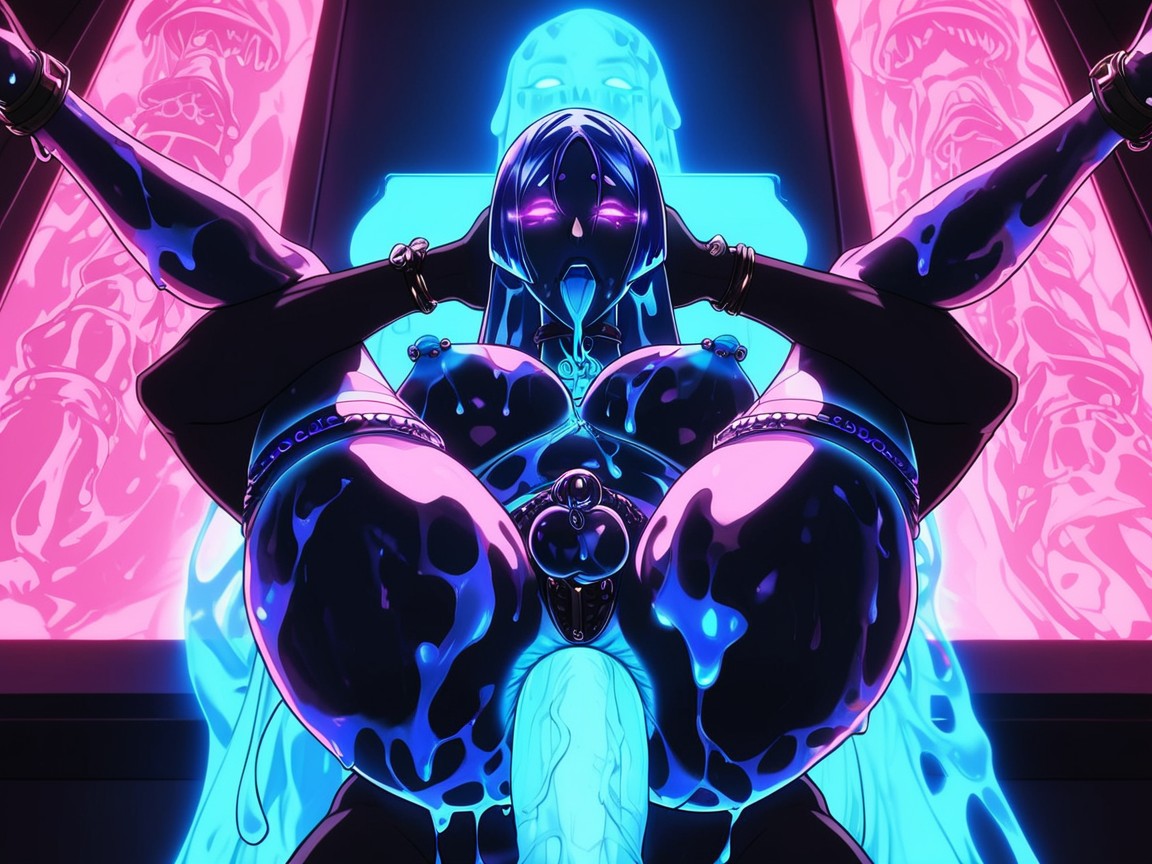 Precum, High Tech Sci Fi Lab, After Sex AI Porn