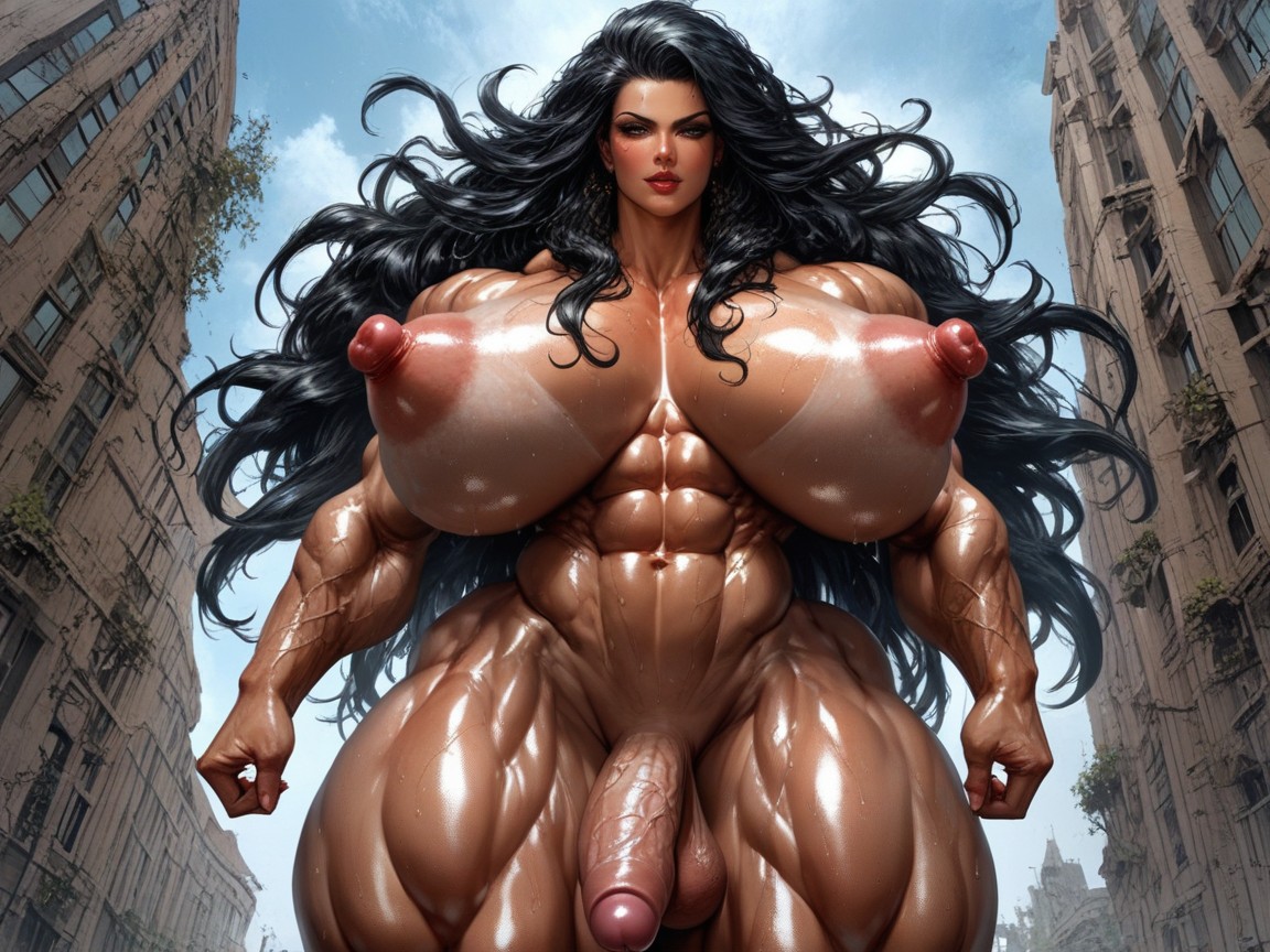 Super Thick Hair, Petit, Abs Porno IA transsexuelle