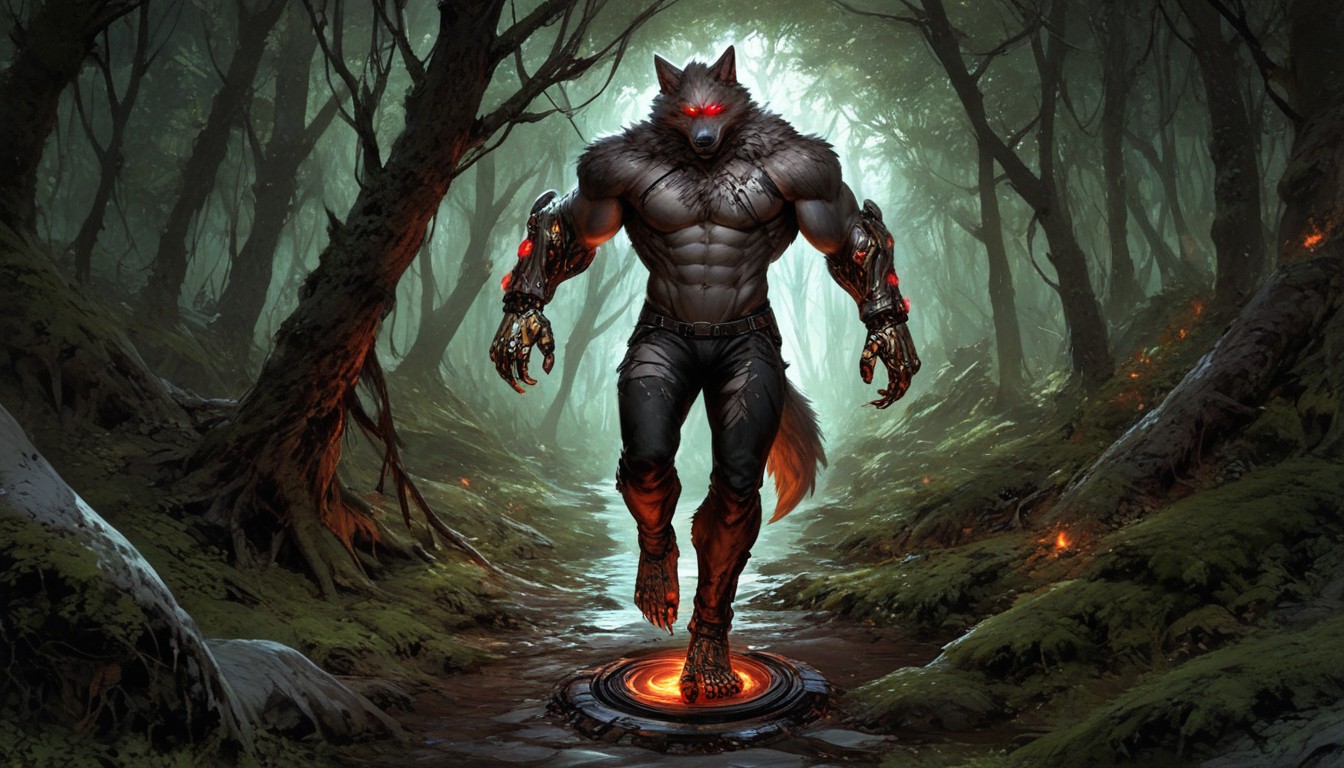 Big Muscular, Detailed Face, 18+ Furry AI Porn