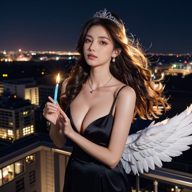 Angel Halo, 项链, 油性皮肤 AI国产黄片