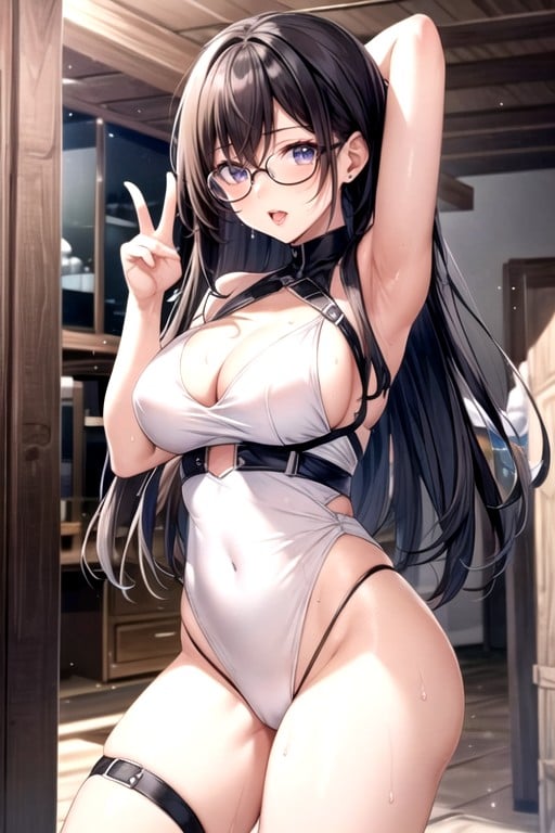 Medium Breasts, Peace Sign, Sweaty AI同性戀黃片