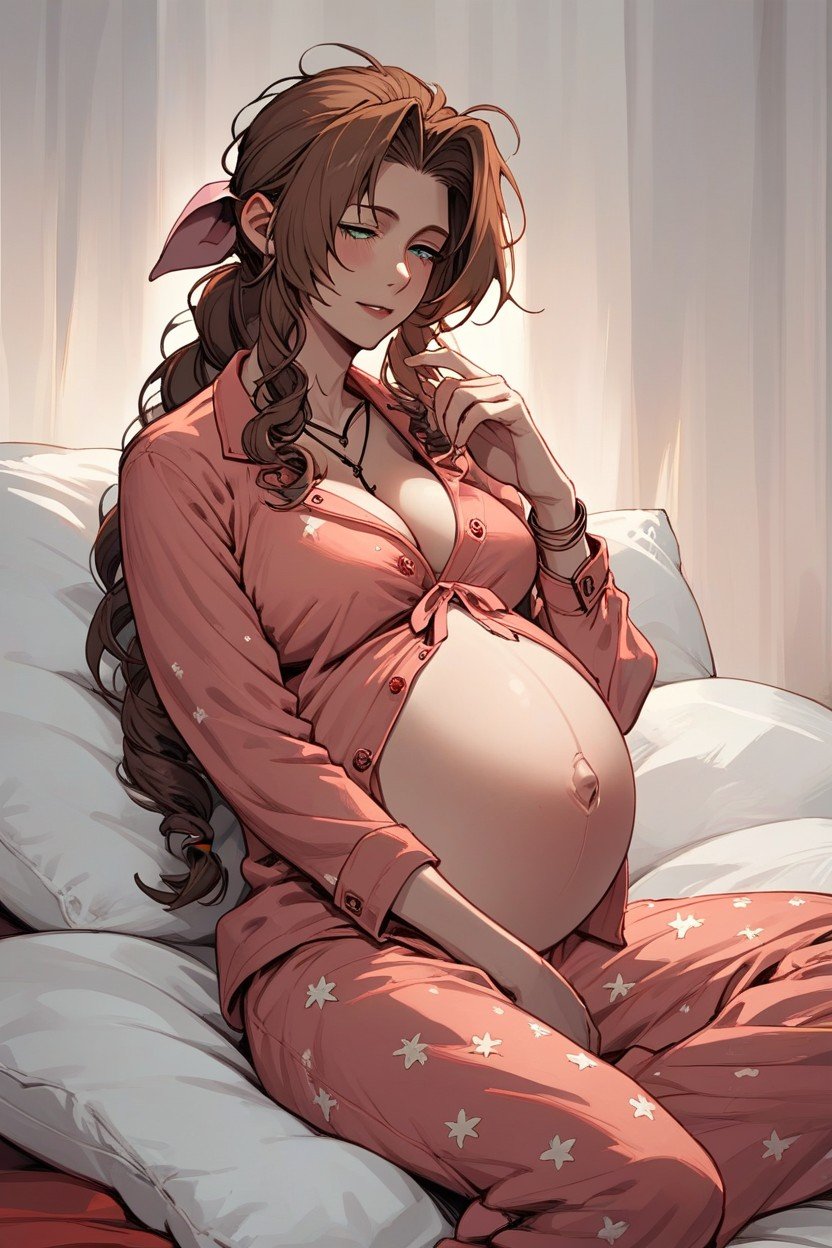 Pregnant, Messy Hair, 18+ Hentai AI Porn