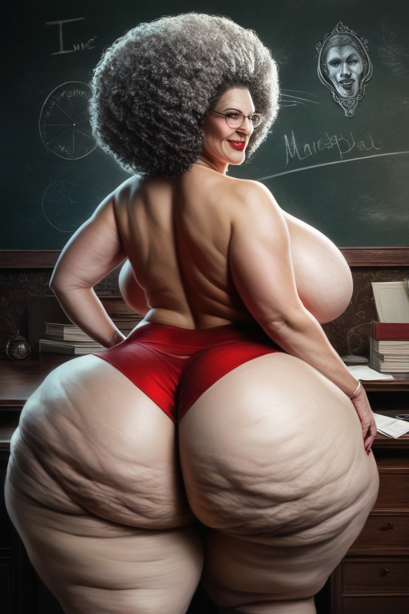 Extremely Enormous Fake Booty, Cellulite, Shaped Figure AI Porn