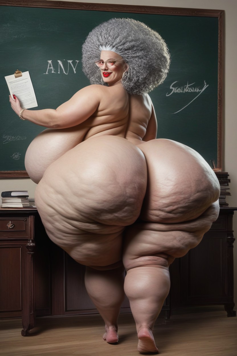 60+, Thick Thighs, Hyper Wide Hips AI Porn