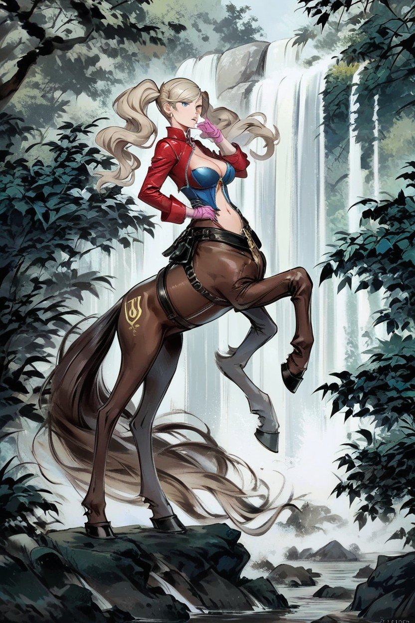 Hoof, Cosplayed In Ann Takamaki From Persona, Ann Takamaki From Persona ヘンタイAIポルノ