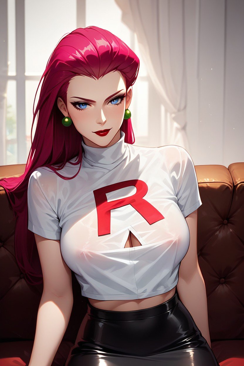 Team Rocket, Transparent T Shirt, Jessie AI黄漫