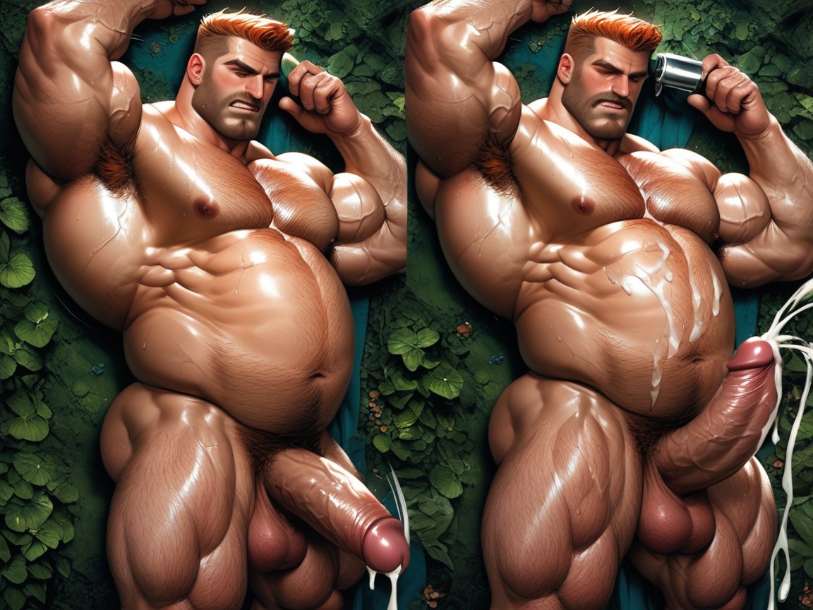 Ejaculating Penis, Correct Facial Anatomy, Fat Penis Erection AI Gay Porn