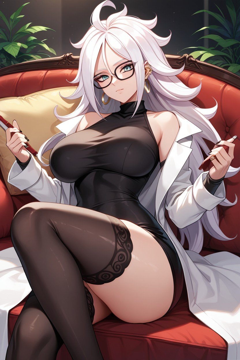 Android Normal, Lab Coat, Canapé Porno IA Hentai