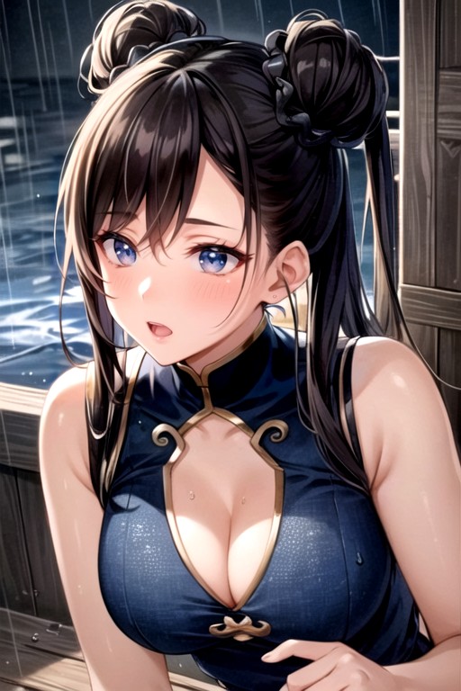 Chun Li Blowjob, Fat Old Man, Rain Hentai IA