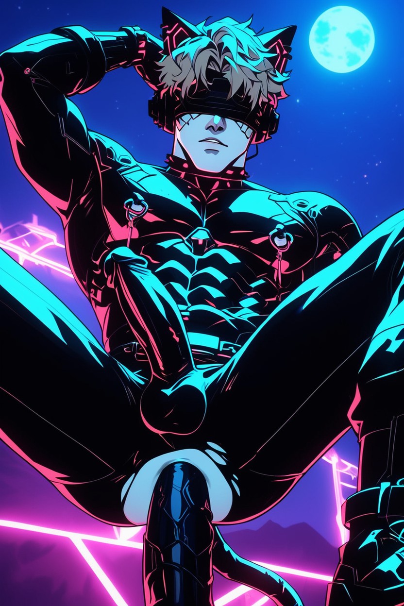Face, Wet Body, Random Pose AI Gay Porn