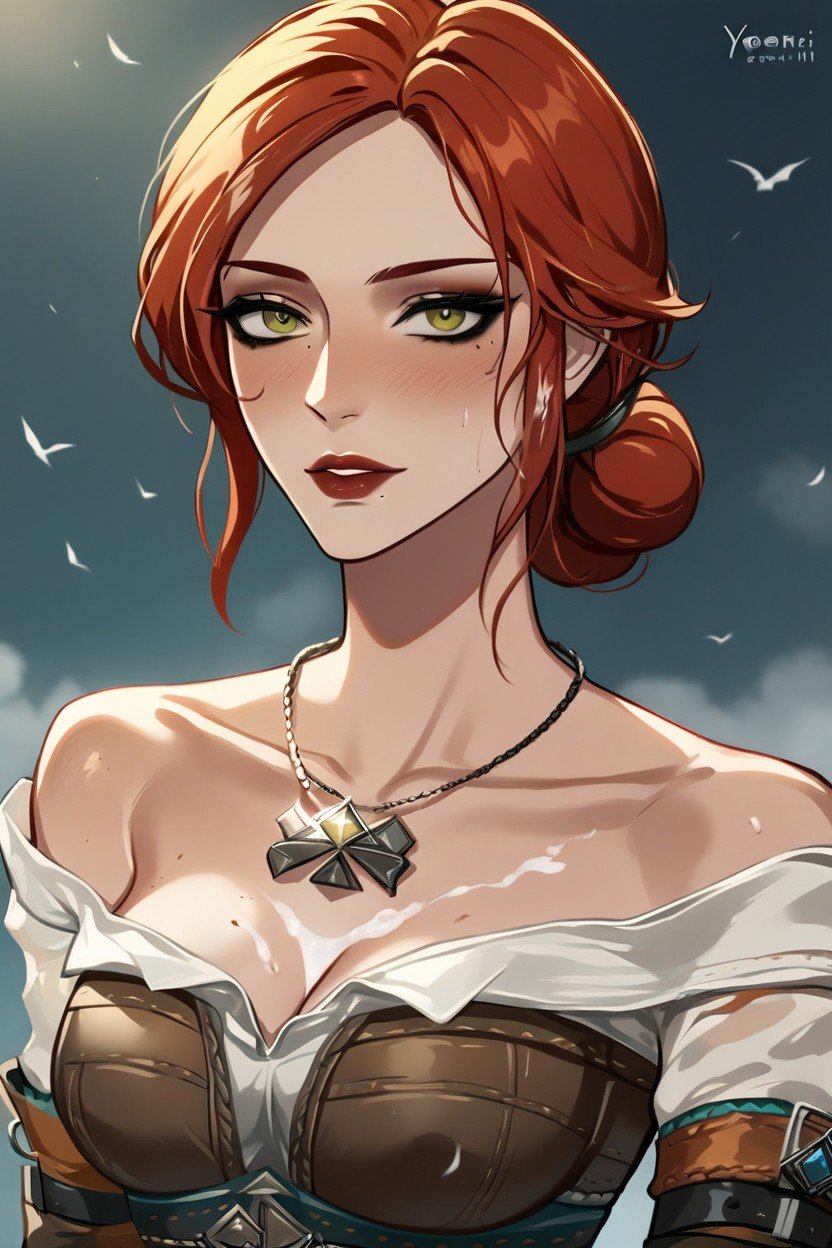 18+, Yenfer Triss And Ciri From The Witcherbukkake 게이 AI 포르노