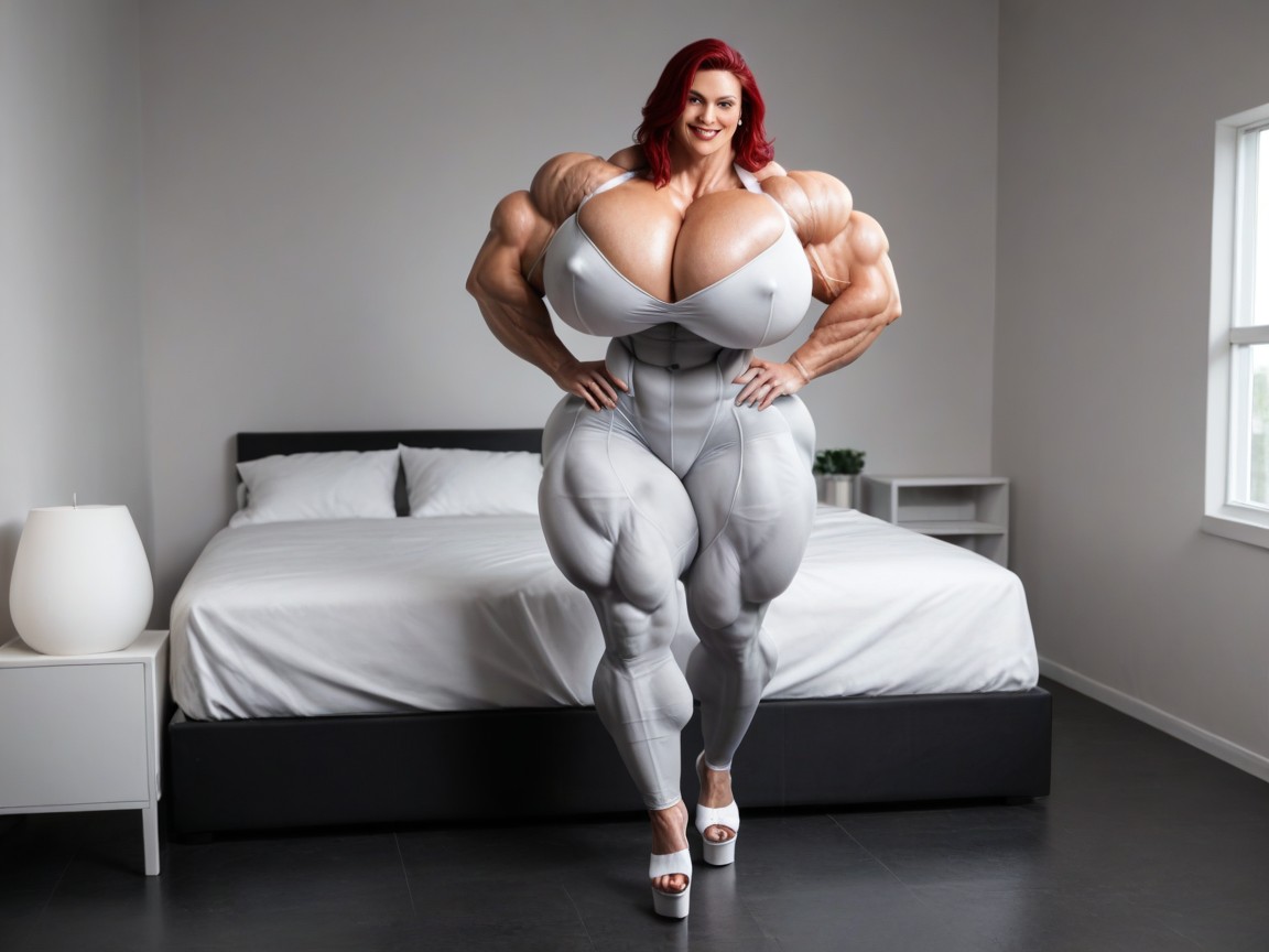 Muscle Mommy, Full Body, More Hypermuscles MILF AI Porn