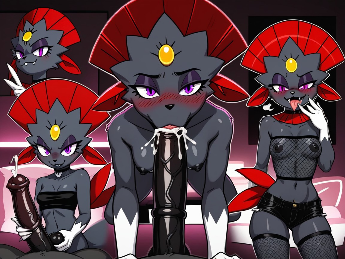 Choker, Blow Job, Penis Furry AI Porn