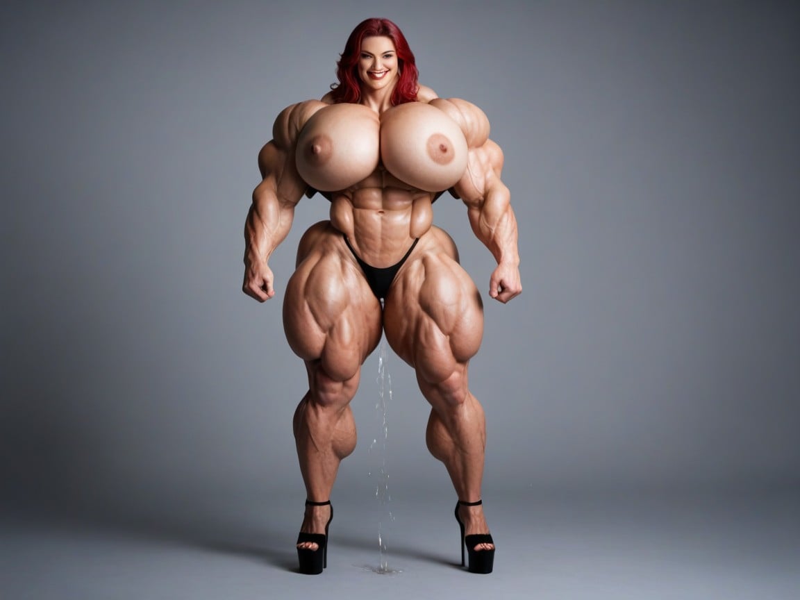 Musclemommy, Hypermuscle, Extremadamente Pesado En La Parte Inferior Porno MILF IA