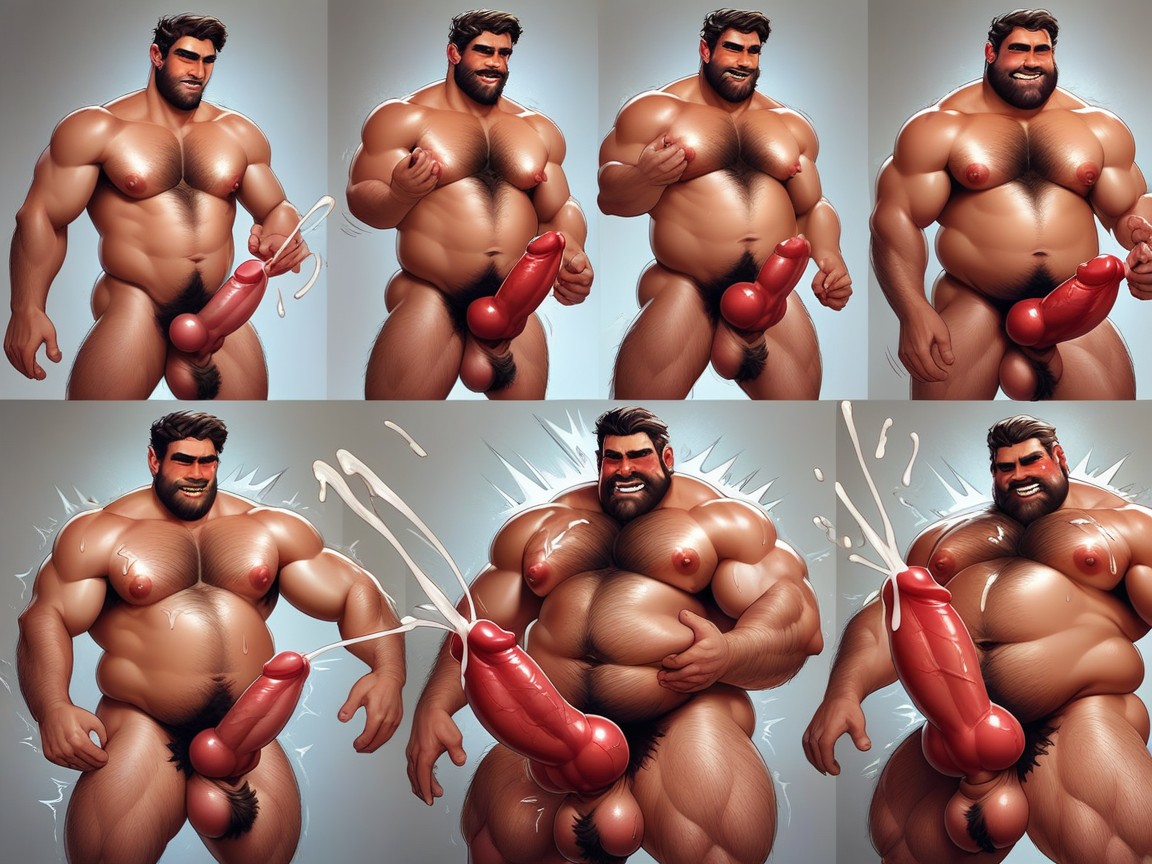 Wet Dream, Ball Fur, Hyper Penis AI Gay Porn