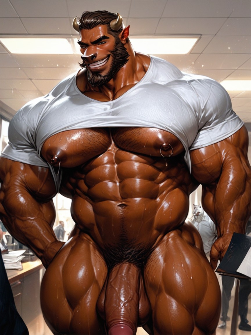 Man, Sport Hair, Furry AI Gay Porn
