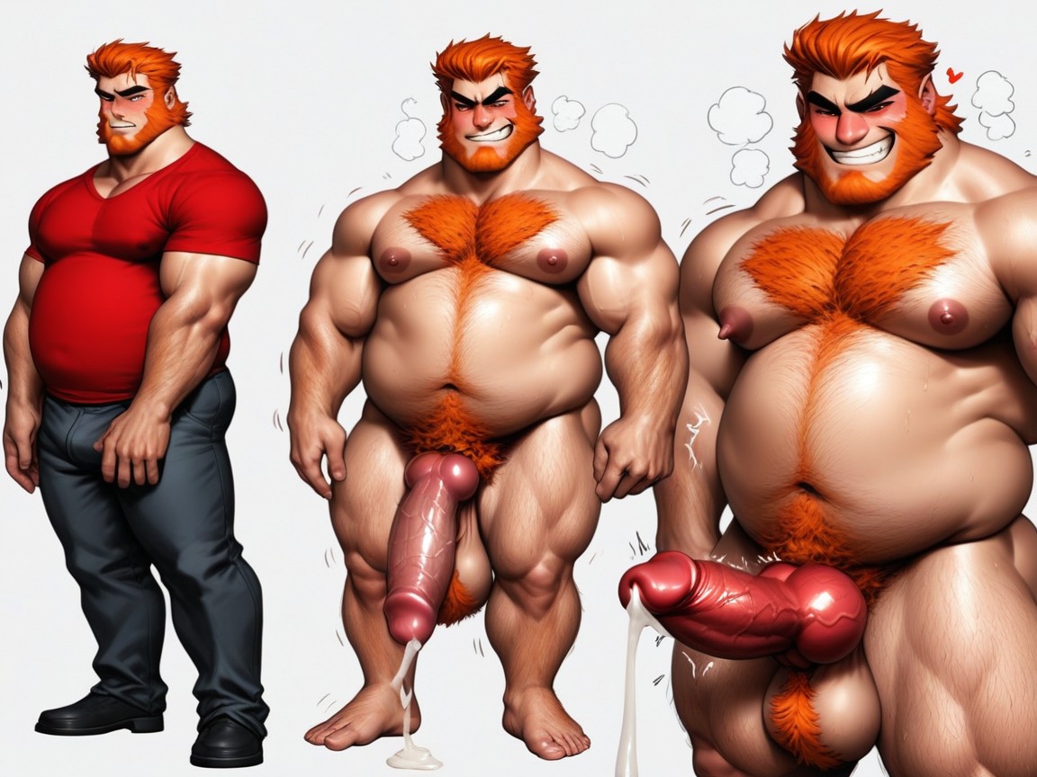 Throbbing Penis, Dribbling Cum, Ignorant To Change AI Gay Porn