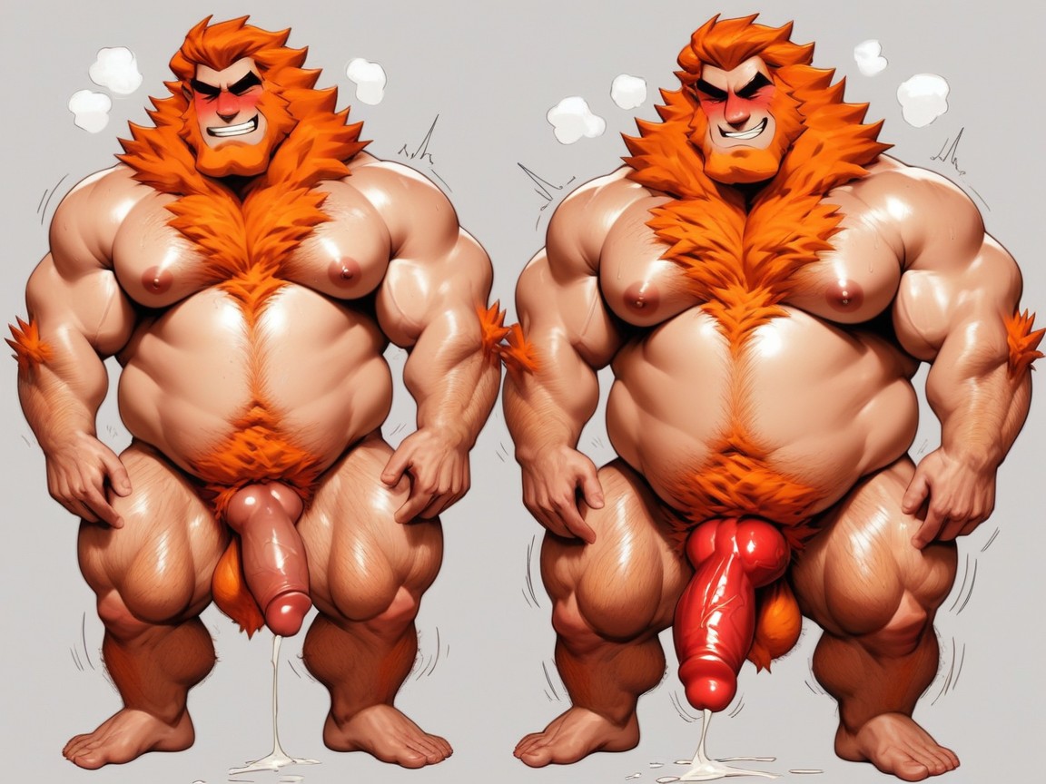 Solo, Throbbing Cock, Lean And Fit Endomorph AI Gay Porn