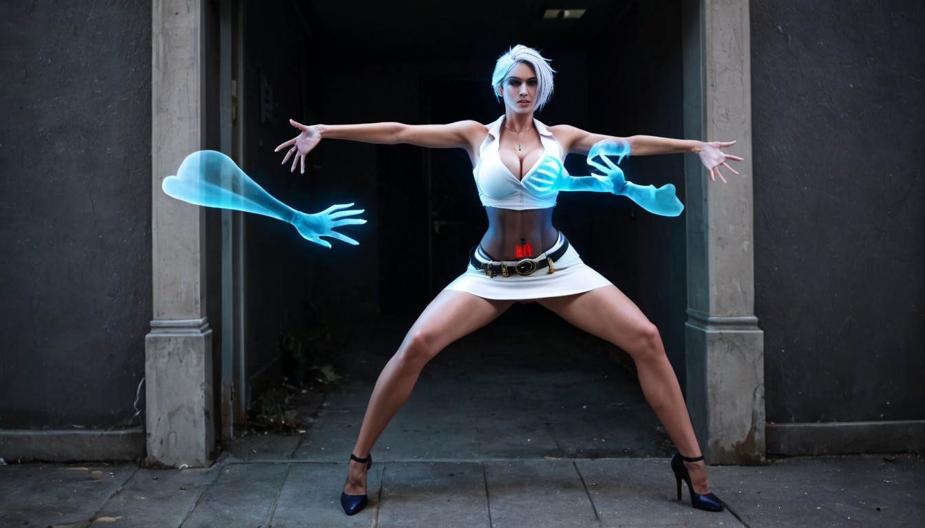 Ghost Hands, Tomboy, Tracer From Overwatc AI Porn