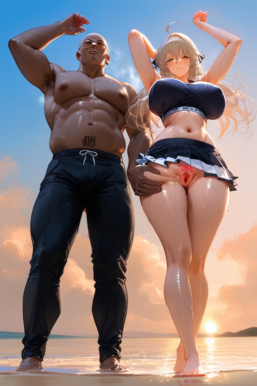 Full Body, Medium, Couple Hentai AI Porn