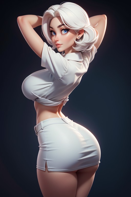Thick, Mini Skirt, Juicy Body Hentai AI Porn