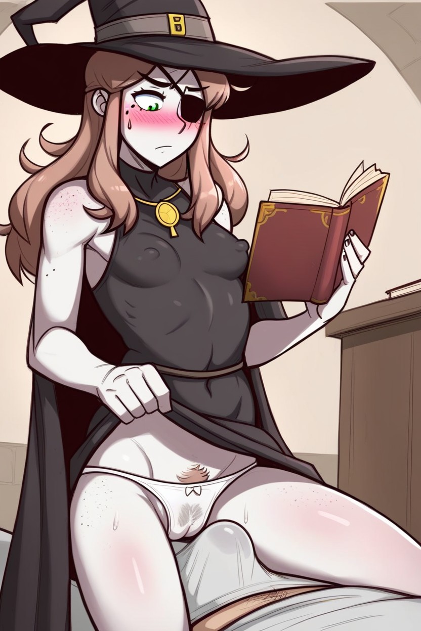 Witch, Light Brown Hair, Messy Ahir AI Porn