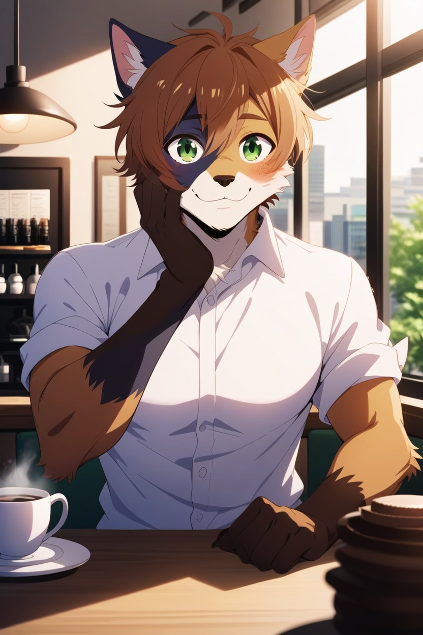 Front View, Tall, Furry Furry AI Porn