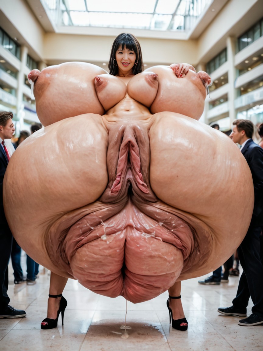 Mall, Hyper Pussy, 18+ AI Porn