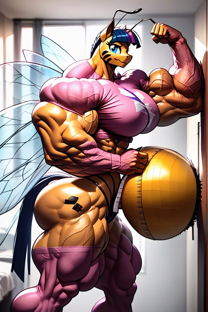 Beefy, Wide Hips, Big Ass Furry AI Porn