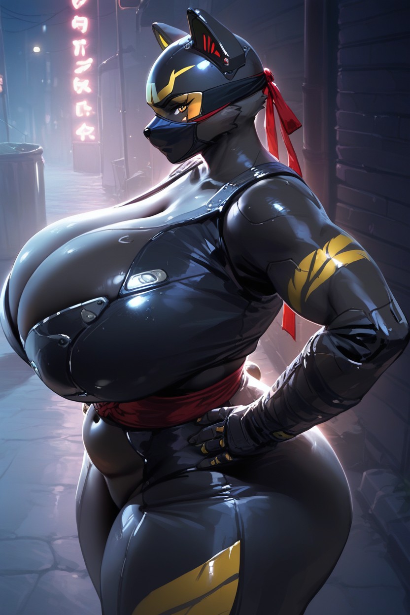18+, Robot Body, Alley Furry AI Porn