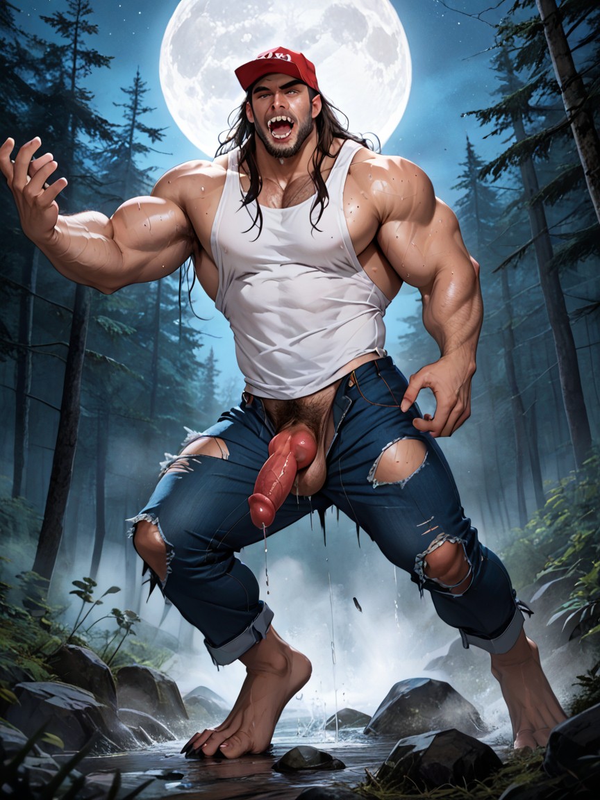Long Length, Large Teeth, Forest AI Gay Porn