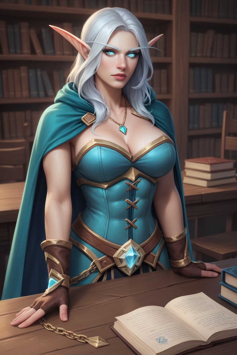 Detailed Face, 18+, Necklace AI Porn