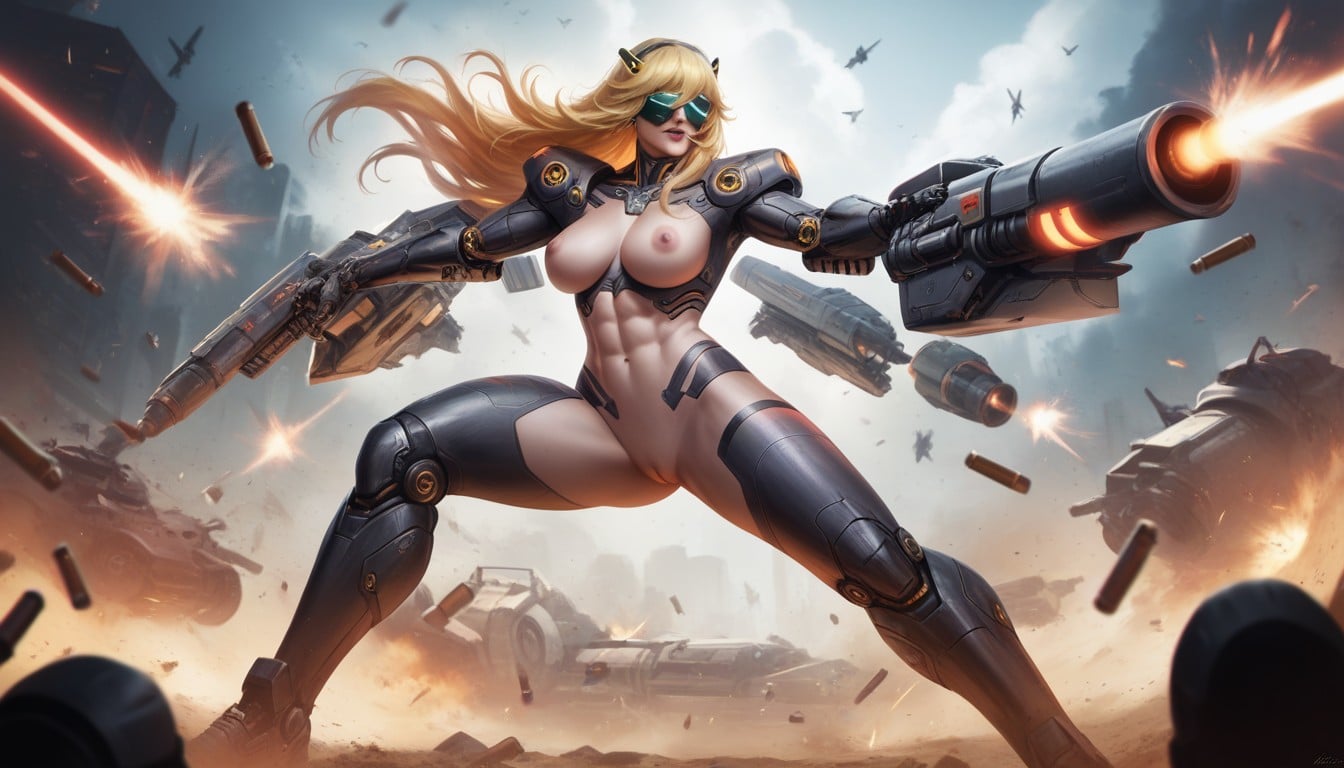 Fallen Comerades, Flying Missiles, Laser Beams Hentai AI Porn