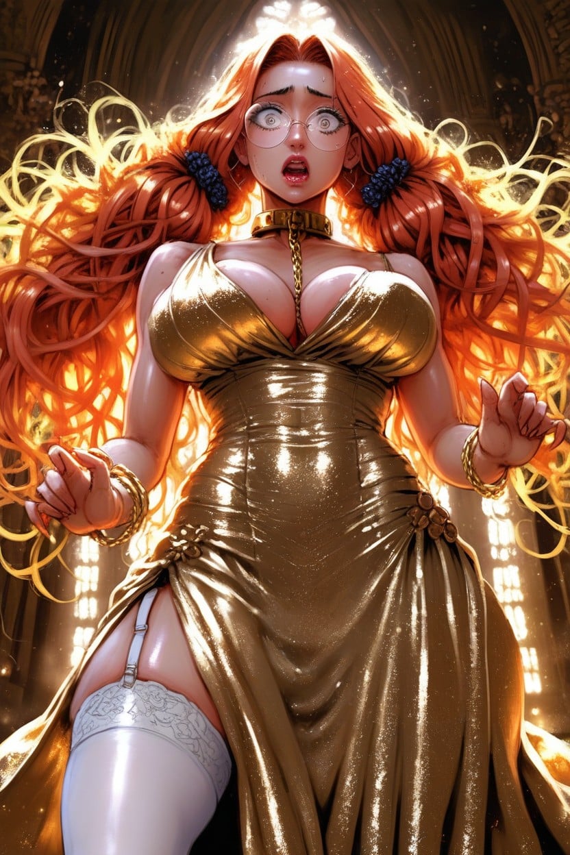 Long Hair, Long Hair, Huge Fluffy Skirt AI Porn
