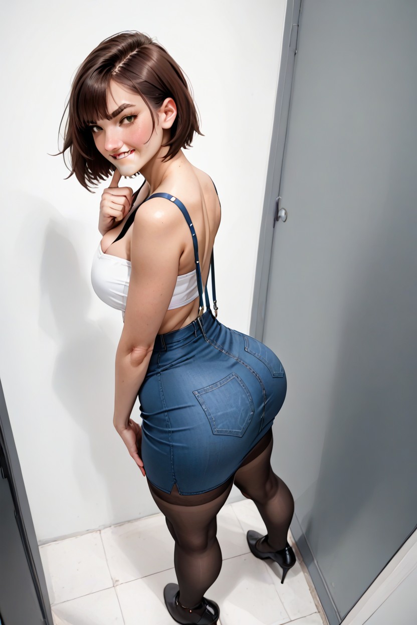 Slimthighs, Brown Eyes, Mad AI Porn