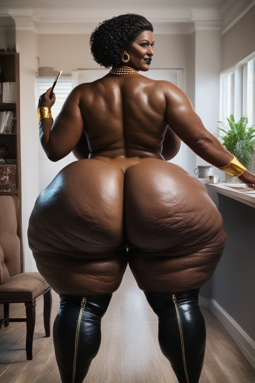 1 Person, African, Afro AI Porn