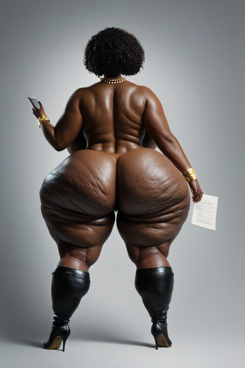 Cellulite, Office, Extremely Large Ass AI Porn
