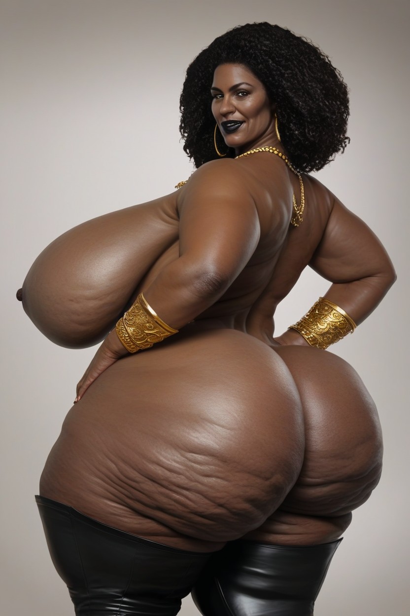 Extremely Wide Hips, Fat Ass, Thick Thighs AI Porn