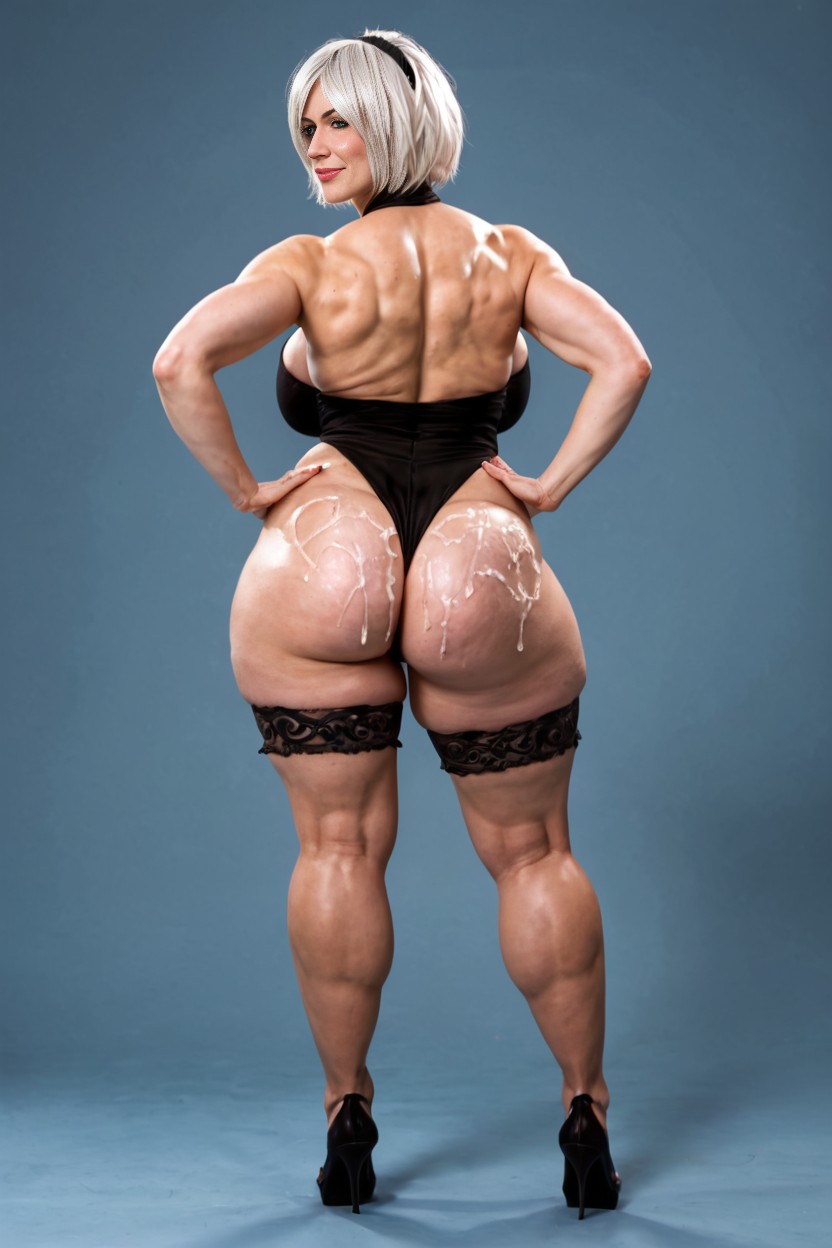 Veiny Thighs, Super Waist, Photographic AI Porn