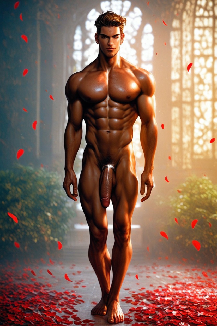 Floral, Latino, Large Ass AI Gay Porn
